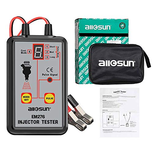 EM276 Automotive Injector Tester 4 Pluse Modes Powerful Fuel System Scan Tool Fuel Injector