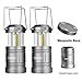 Led Camping Lantern with Magnetic Base, 30 LEDs COB Technology Battery Powered Water Resistant Collapsible 500lm LED Lantern for Night Fishing, Hiking, Emergencies, Hurricanes, Tent