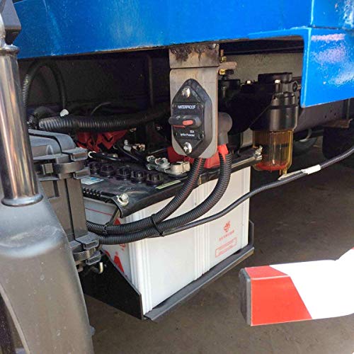 Disjoncteur 300A T Tocas 12V-48V DC - Avec Interrupteur Réinitialisation Manuelle, Étanche IP67, Pour Bateau/Voiture/Solaire