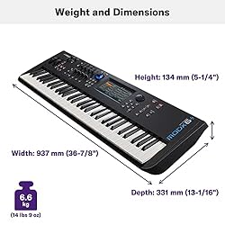 Yamaha MODX6+ 61-Key Synthesizer Workstation , Black