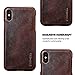 iPhone Xs Leather Case,iPhone X Leather Case,Pierre Cardin Premium Genuine Cowhide with New Slim Design Snap Hard Back Cover for Apple iPhone X/Xs(5.8