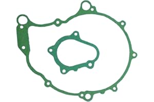 Tuzliufi Crankcase Stator Magneto Cover Starter Clutch Gear Rebuild Gasket Set Kit Compatible with Yamaha Raptor YFM660R YFM 660 R 660R 5LP-15451-00-00 5LP-15462-00-00 2001 2002 2003 2004 2005 Z454