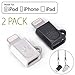 Avantree [Apple MFi Certified] 2 Pack Micro USB to 8 Pin Adapter Converters Compatible with iPhone X 8 7 6 6s Plus 5 iPad iPod, Apple iOS Devices