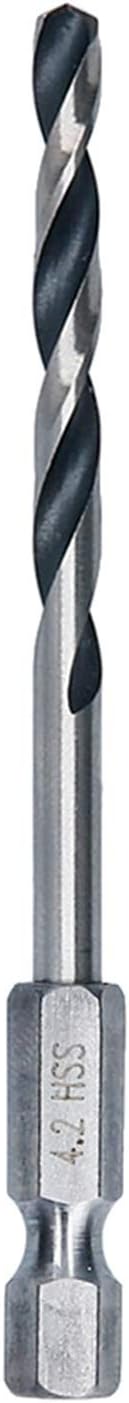 Bosch PointTeQ Hex Drill Bit 4.2 mm for Metal 83 mm 1/4 In Shank view 2