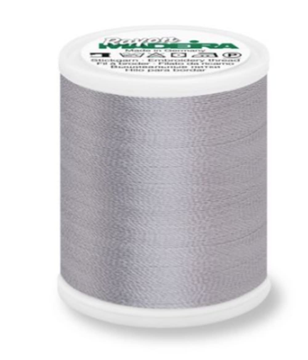Madeira Machine Embroidery Thread, Rayon, # 1118 Grey, 1000 m