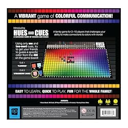 HUES and CUES - Vibrant Color Guessing Board Game
