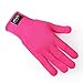 MYSWEETY Professional Heat Resistant Glove for Hair Styling Heat Blocking for Curling, Flat Iron and Curling Wand 1pcs(Hot Pink)
