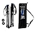 York Nordic Ultralight Folding Walking Poles - Travel Ready - with Rubber Feet, Baskets, and Bag (Trek Grips - Over 5'7