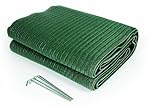Camco 42880 Reversible Awning Leisure Mat (6' x 9', Green)