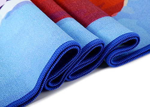image for Heathyoga Hot Yoga Towel, Limited Animal Collection, 100% Microfiber Y