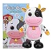 Glowing Electric Walking Cow Toy, Robot Cow Toy, Kids for Kids over 3 Years Old