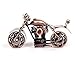 MYTANG Creative Office Desktop Accessories The Motorcycle Loves Metal Motorcycle Model Artwork (m37-Copper)