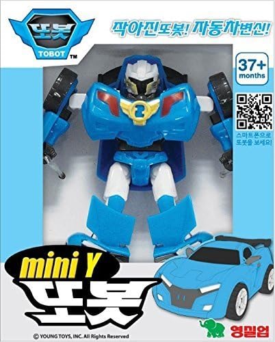 Tobot Mini Y Transformer Robot Vehicle Figure : Korean Animation Transformers Character by Young Toys