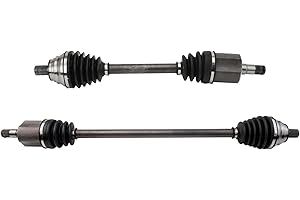TRQ Front CV Axle Shaft Assembly Set Compatible with 2012-2014 Volkswagen Beetle Passat