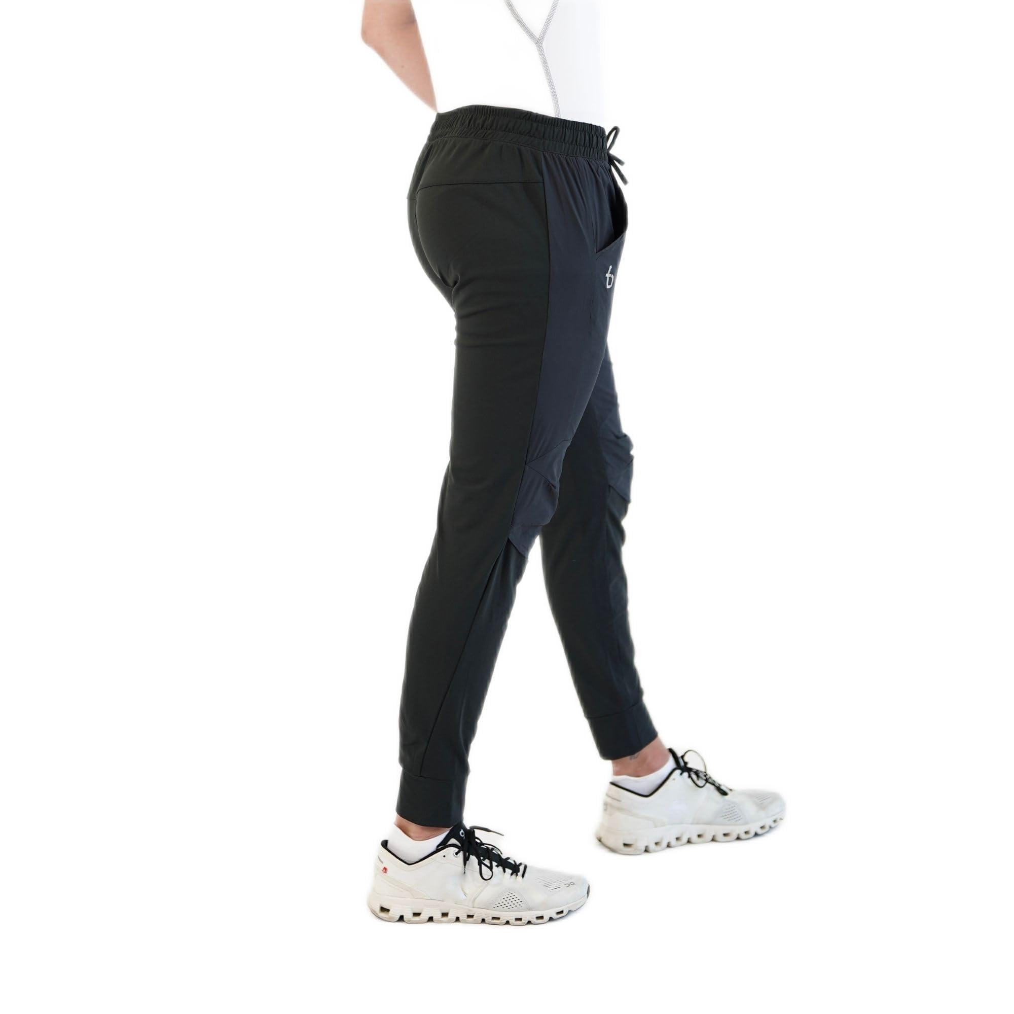 Photo 1 of FlipBelt Mens Active Jogger Pants Black Small