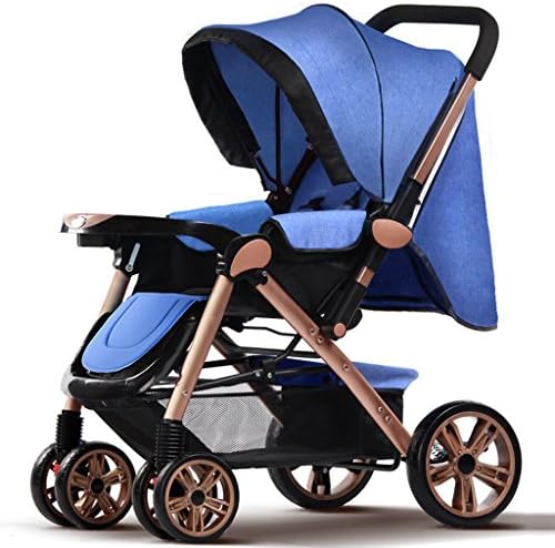 SUBBYE Pushchairs Strollers Ultraportable Can Sit Down And Lie Down Fold Four Rounds High Landscape Summer Baby Child Infant Baby Carriage Baby Pushchair