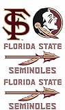 Florida State University Cornhole Board Decals Set of 4