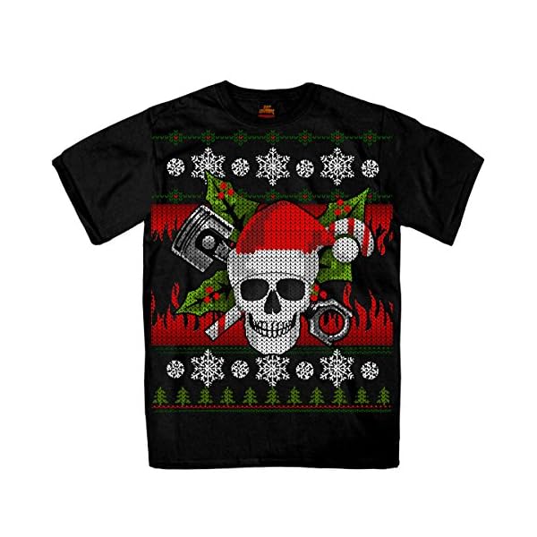 Hot Leathers Men's Jumbo Print Ugly Christmas T-Shirt