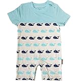 Silkberry Baby Bamboo Unisex-Baby Short Sleeve Romper