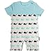 Silkberry Baby Bamboo Unisex-Baby Short Sleeve Romper