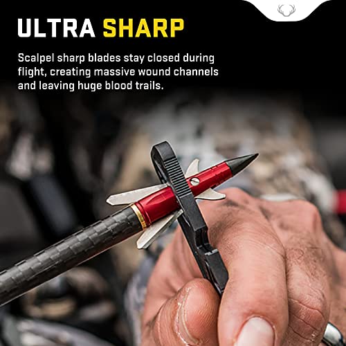 TenPoint EVOX CenterPunch Broadhead, Red Pack of 3 100Grain, Rear