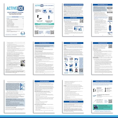 Polar Active Ice 3.0 | 9 QT Cold Therapy Ice Machine | Programmable Timer | Knee & Joint Pad | Cryotherapy Pain Relief System | Ace Bandage Style Compression