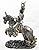 Medieval Knight On Horse Statue Royal Elite Calvary Steed