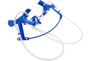 SINO DENTAL GROUP Sino Dental Oral Dry Field System Nola Retractor,Orthodontic Teeth Whitening Cheek Retractor,Autoclavable Dental Mouth Opener,Disposable Dental Lip Cheek Retractor for Mouthguard (Blue)