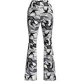 Women's Camo Flare Leggings High Waisted - Lightweight Squat-Proof Bell Bottom Yoga Pants for Y2K & Outdoor Style