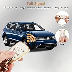 PIFOOG Car Key Cover for Volkswagen Jetta Tiguan