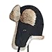 FURTALK Real Rabbit Fur Ushanka Trapper Hunting Hat Bomber Aviator Winter Cap