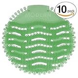 Urinal Screen Deodorizer (Mint 10-case) for Commercial/Residential Bathrooms From Bee Clean Fits Most Urinal Brands, American Standard, Kohler, Sloan, Gerber, Zurn, Toto, and Waterless Urinals.