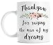 Mother of the groom gift - Thank you for raising the man of my dreams mug