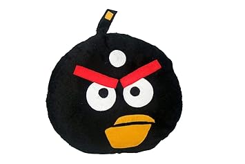 Briltech Angry Bird Bomb Emoji Face Plush/Pillow - 13 inches