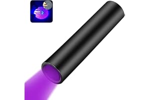 XLENTGEN 365NM UV Flashlights USB Rechargeable, Blood Tracking UV Light, Portable Mini Detector for Pet Urine Dry Stains, Uranium Glass, Money Check, Resin Curing Blacklight Led Flashlight