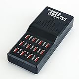 USB Charger , SISUN 60W (12A) 12-Port Fast Charging USB Desktop Charging Station - Full Speed Charging for iPhone 5 / 6, iPad, Samsung Galaxy, Touch Screen Tablet, Cell Phone, MP3 Player charger