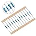 Anezus 1280 Pcs 64 Values Resistor Kit 1 Ohm-10M Ohm with 1% 1/4W Metal Film Resistors Assortment
