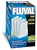 Fluval 2 Plus Foam Insert, 4-Pack