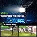 InnoGear Solar Lights Outdoor Lighting Waterproof Landscape Spotlights Uplighting for Outside Flag Garden Trees Yard Pathway Wall Auto On/Off, Pack of 2 (Daylight White)