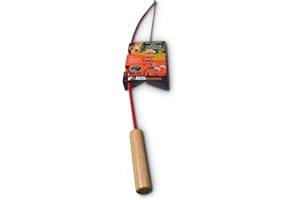 Firebuggz Campfire Fishing Pole Roaster for Hot Dog and Marshmallow Cooking on Open Flame