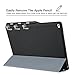 MIUO iPad Pro 12.9 Case, [Brief Business Style] Premium PU Slim Fit Flip Folio Case with Stand Feature Auto Sleep/Wake Function Smart Fabric Cover for iPad pro 12.9 inch