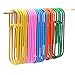 BronaGrand 4 Inch Extra Large Paper Clips Vinyl Coated, 25 Pieces Jumbo Giant Paper Clip,Mixed Colors