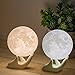 3D Moon Lamp Hand Stand by VUUR Suitable for 10CM, 13CM, 15CM, 18CM, 20CM Home Decoration, Unique Design for Bedroom, Office, Living Room