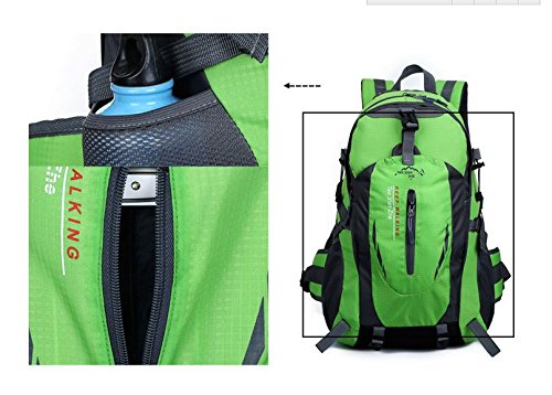 Travel Laptop Backpack, IVSO Slim Anti Theft Computer Bag, Lightweight Packable Durable Outdoor Travel Hiking Backpack Daypack for Men and Women (Green)