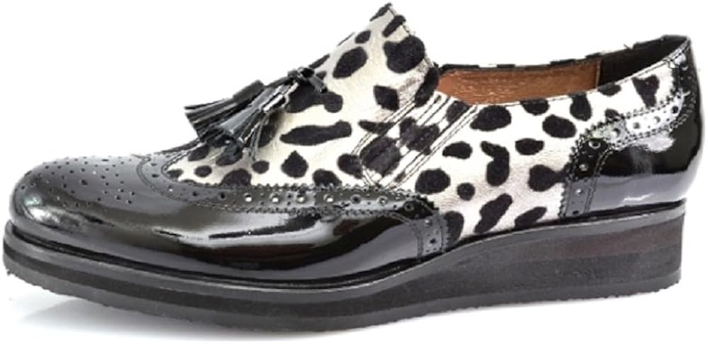 black platform brogues womens