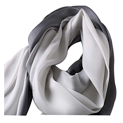 Bellonesc Silk Scarf 100% silk Long Lightweight Sunscreen Shawls for Women