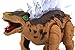 Dinosaur Century Stegosaurus Battery Operated Toy Dinosaur Figure w/ Realistic Movement, Lights and Sounds (Colors May Vary)