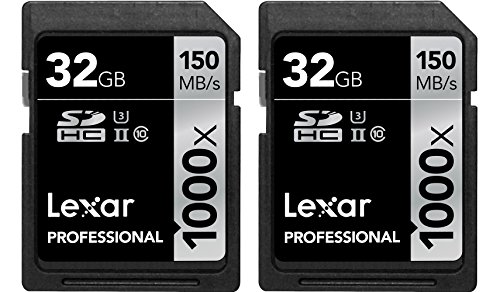 Lexar 32gb professional 1000x sdhc class 10 uhs-ii memo…