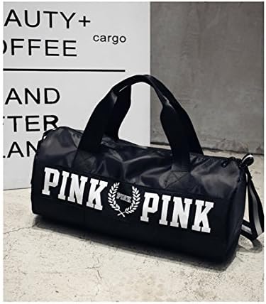 Beauty Smooth Design Lightweight Water-Resistant Folding Nylon Shoulder Bags or Holdall Pink Gym Sports Bag