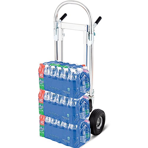 image for Goplus Convertible Hand Truck Foldable Aluminum Cart Heavy Duty Dolly 